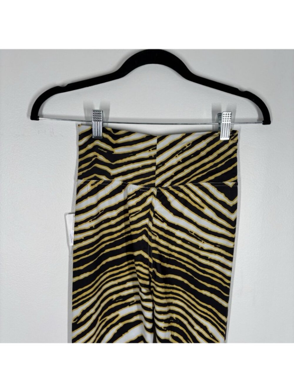 Zubaz NFL Women’s Size L Basic Zebra Print Legging Pittsburgh Steelers NWT - Picture 9 of 10